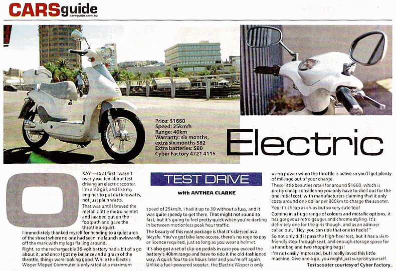 Townsville Bulletin Electric vehicle article