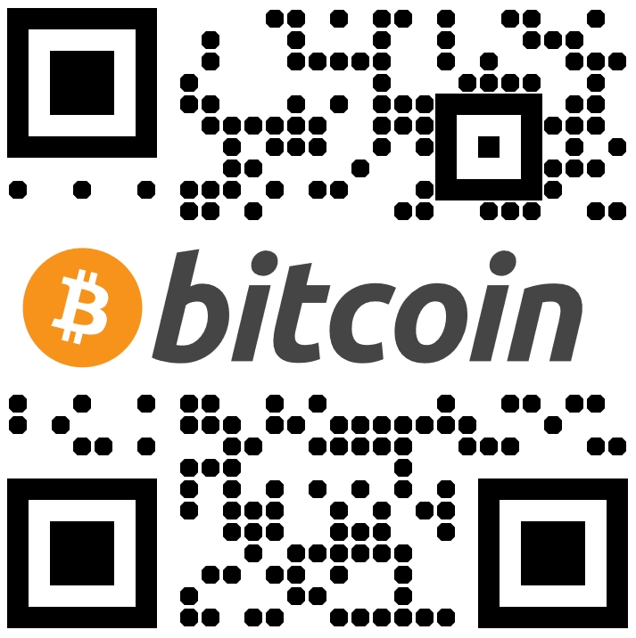 Scan QR Code to learn about bitcoin at Bitcoin.org